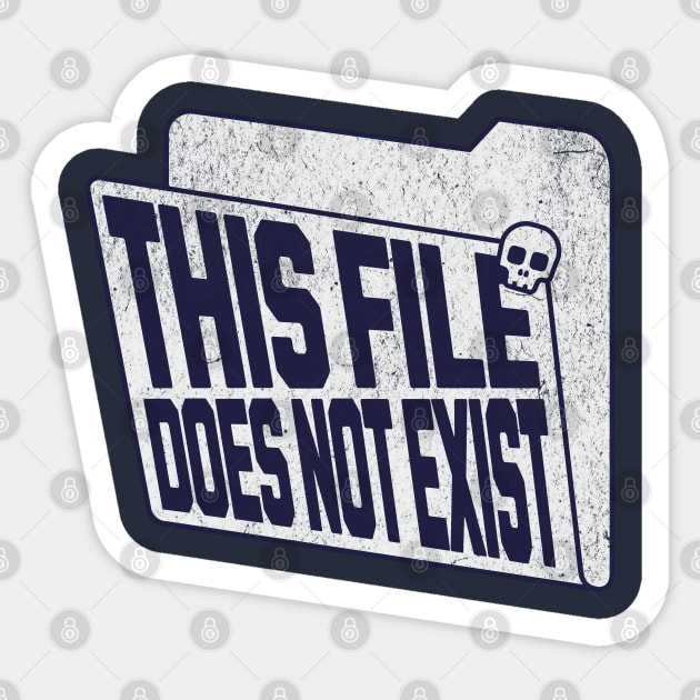 This Files Does Not Exist Epstein List Sticker by Yesteeyear